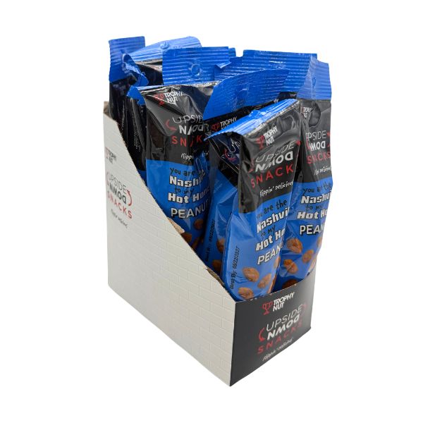 Upside Down Snacks Nashville Hot Honey Peanuts 2.25oz, 12ct