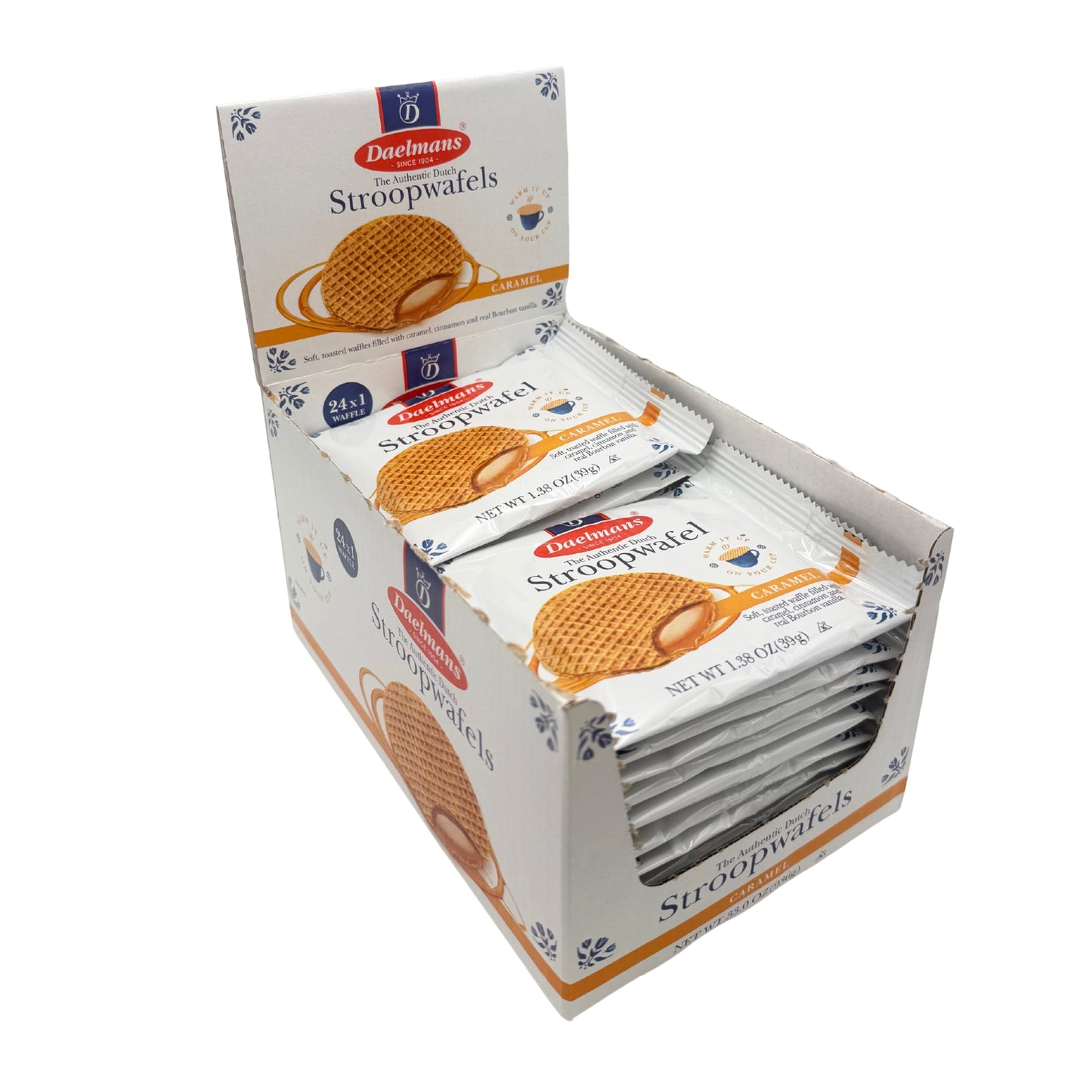 Daelmans Caramel Stroopwafel 1.38oz, 24ct