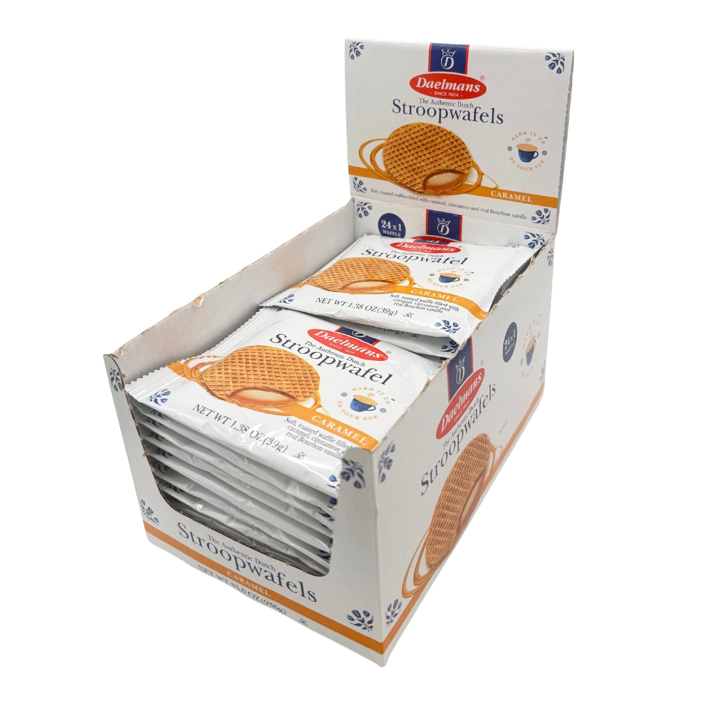 Daelmans Caramel Stroopwafel 1.38oz, 24ct