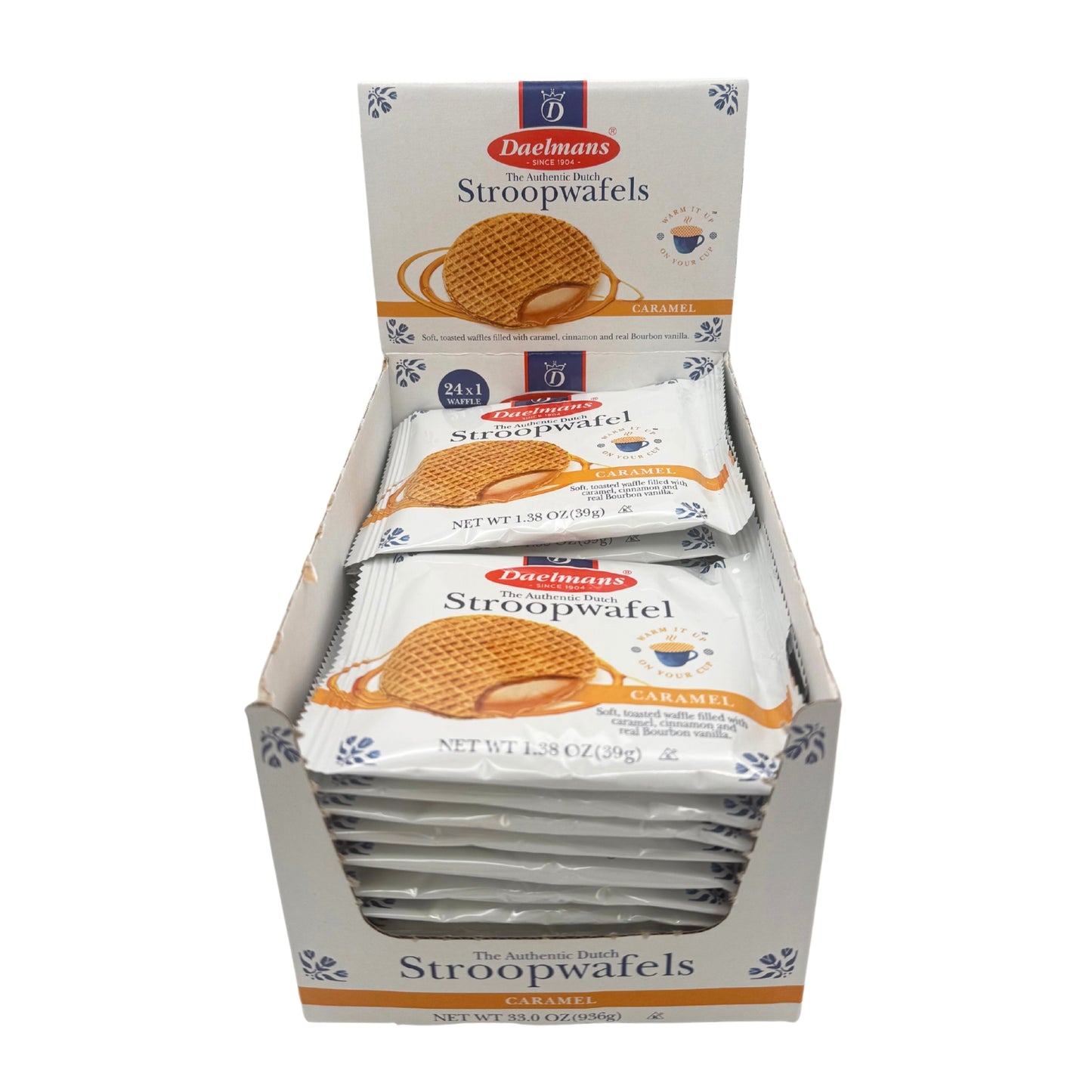 Daelmans Caramel Stroopwafel 1.38oz, 24ct