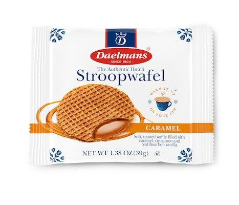 Daelmans Caramel Stroopwafel 1.38oz, 24ct