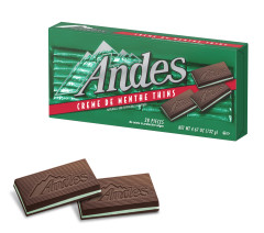 Andes Creme De Menthe Thins 4.67oz Theater Box, 12ct