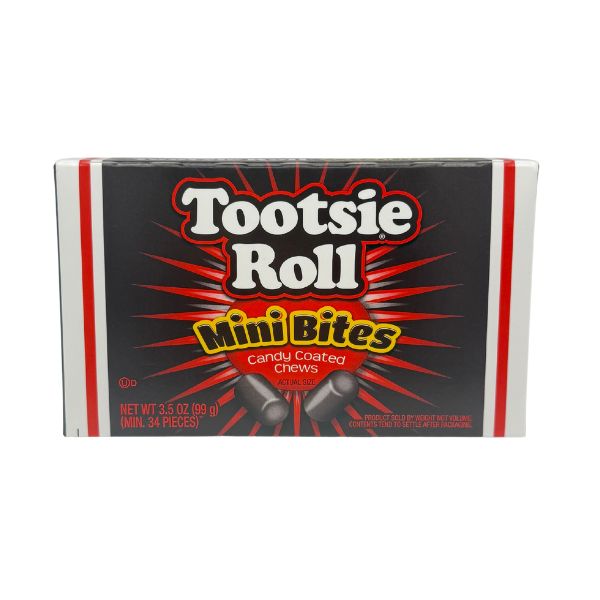Tootsie Roll Mini Bites 3.5oz Theater Box, 12ct
