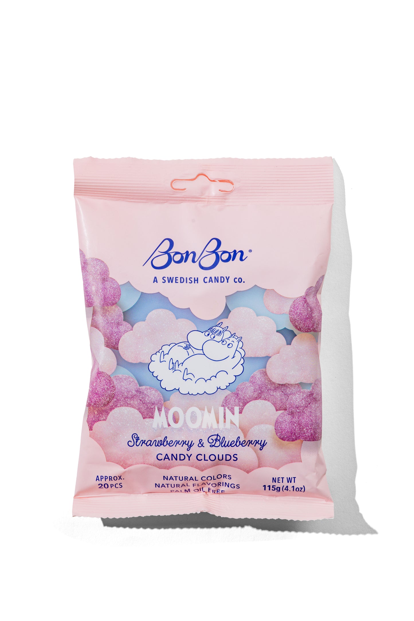 BonBon Swedish Moomin Candy Clouds 4.1oz Bag, 21ct