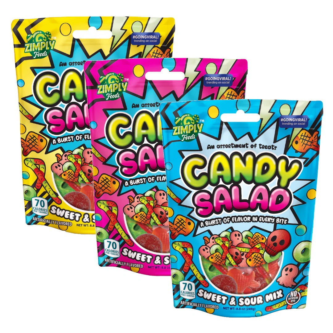 Candy Salad Sweet & Sour Mix 8.8oz Bag 24ct