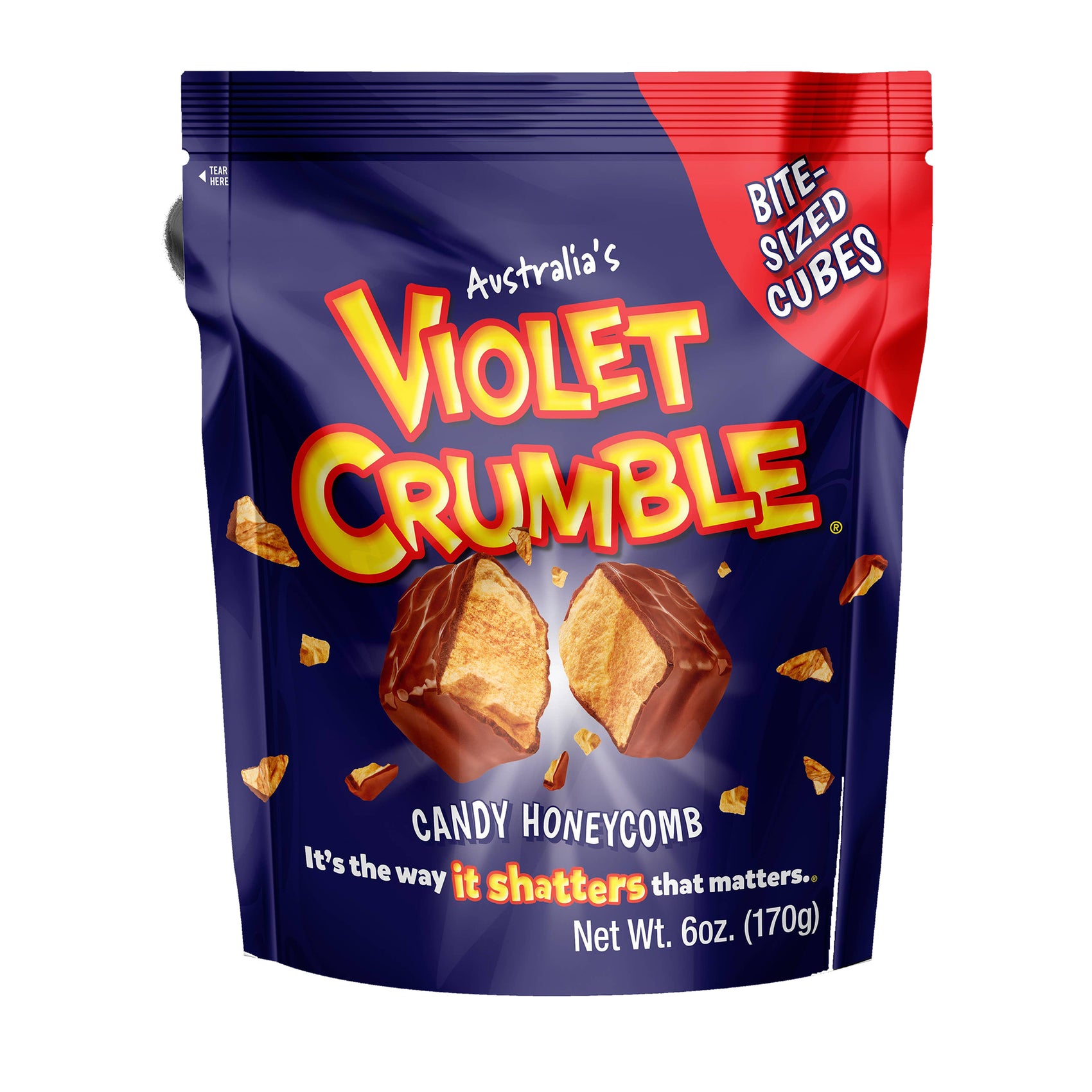 Violet Crumble Bites, 6oz, 8ct