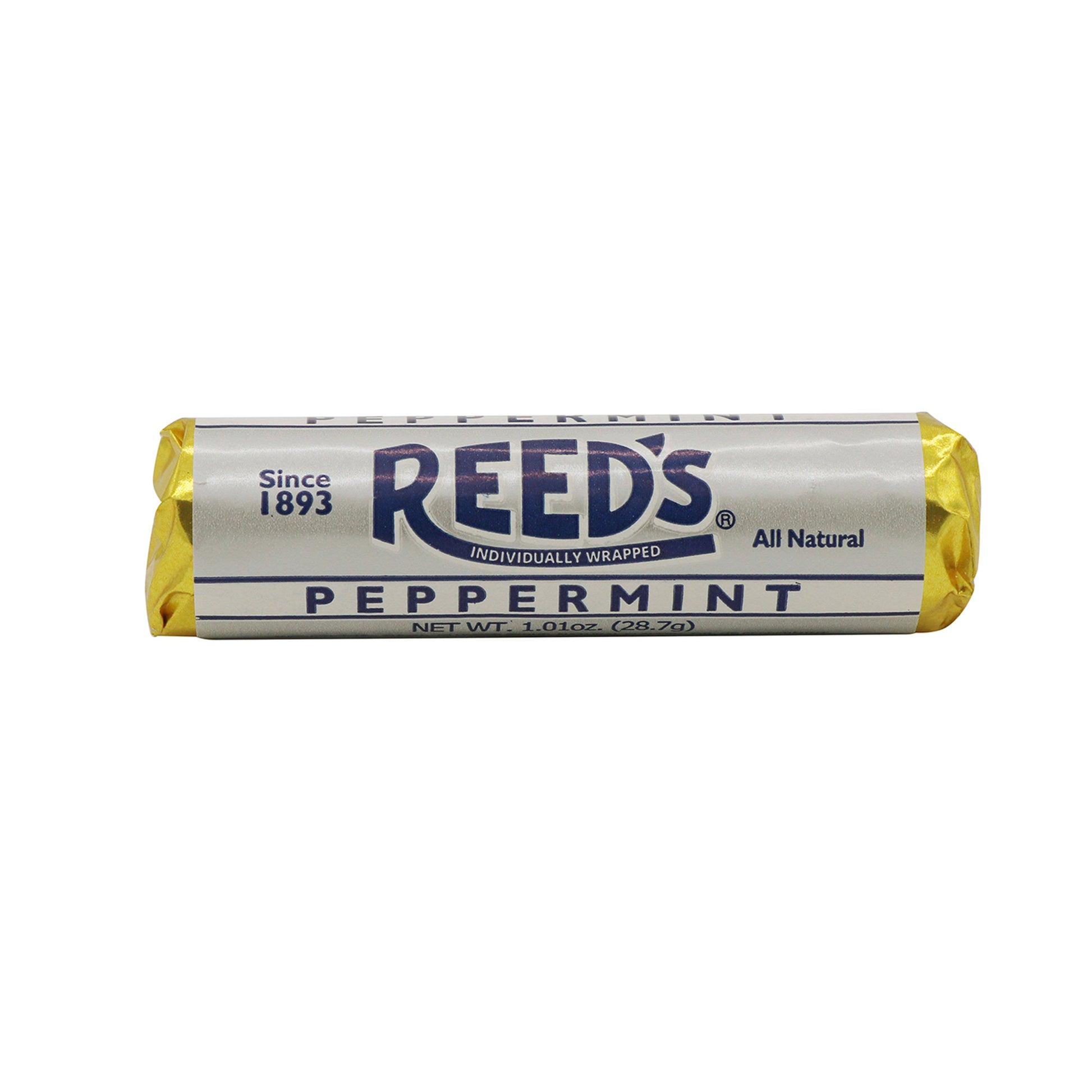 Reed's Candy Rolls Peppermint, 24ct