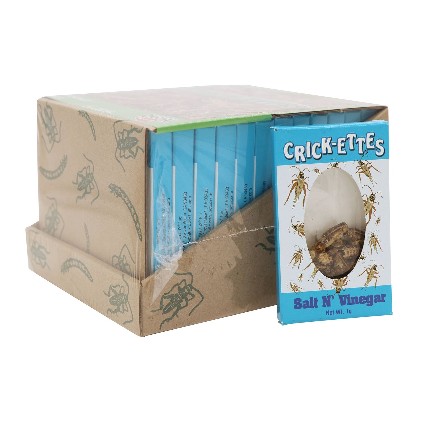 Crick-ettes, Real Cricket Snack, Salt & Vinegar 24ct Box