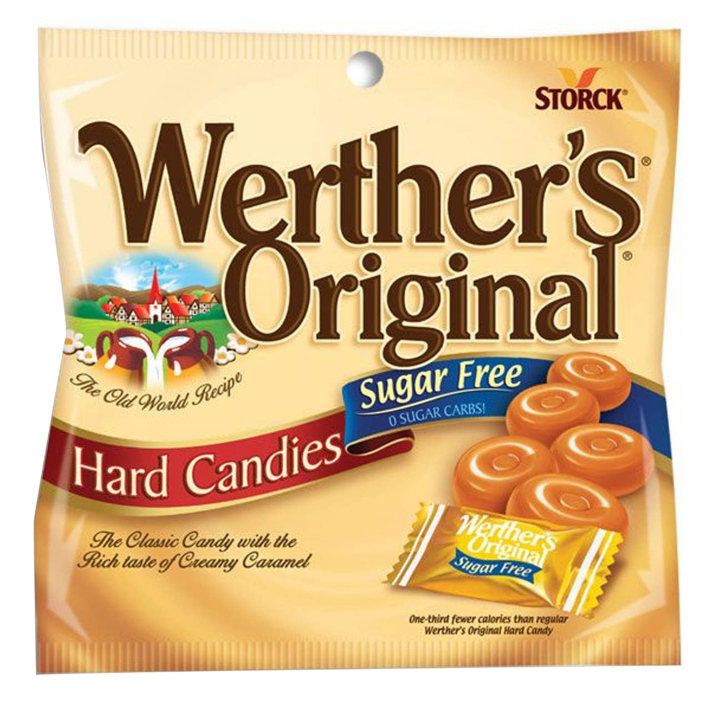 Sugar Free Werther's Original, 2.75oz, 12ct Case