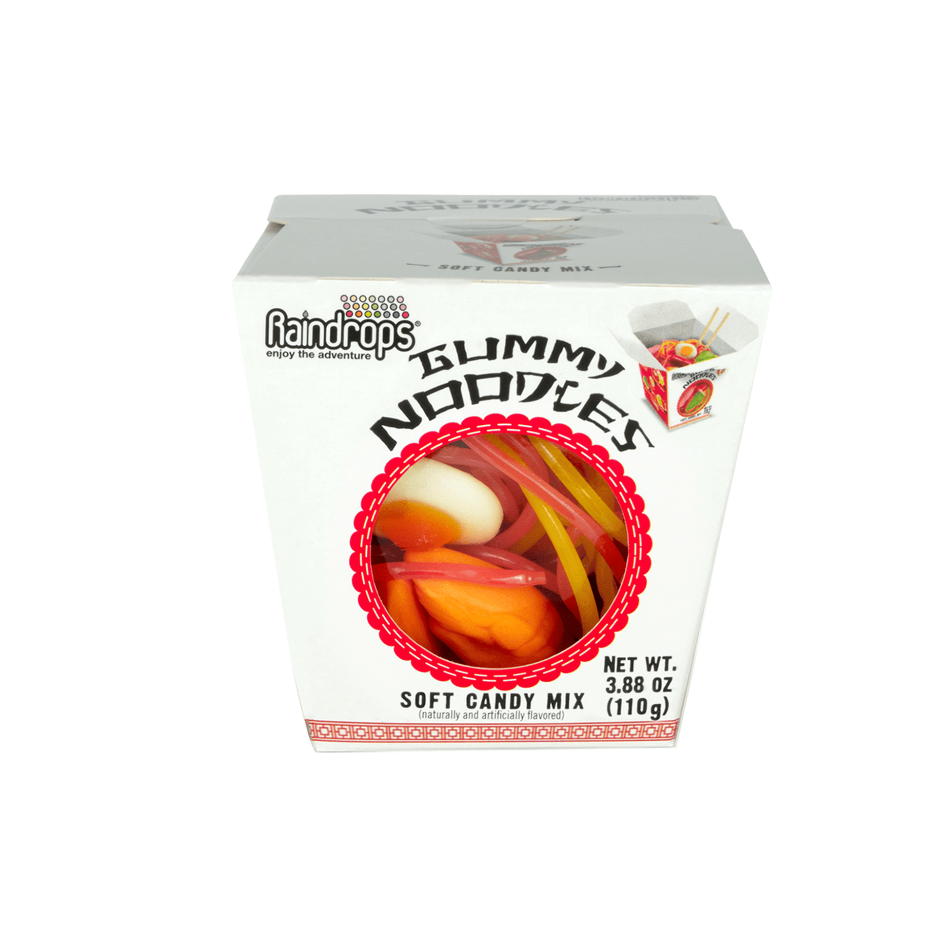 Raindrops Gummi Noodles, 3.88oz, 12ct Case
