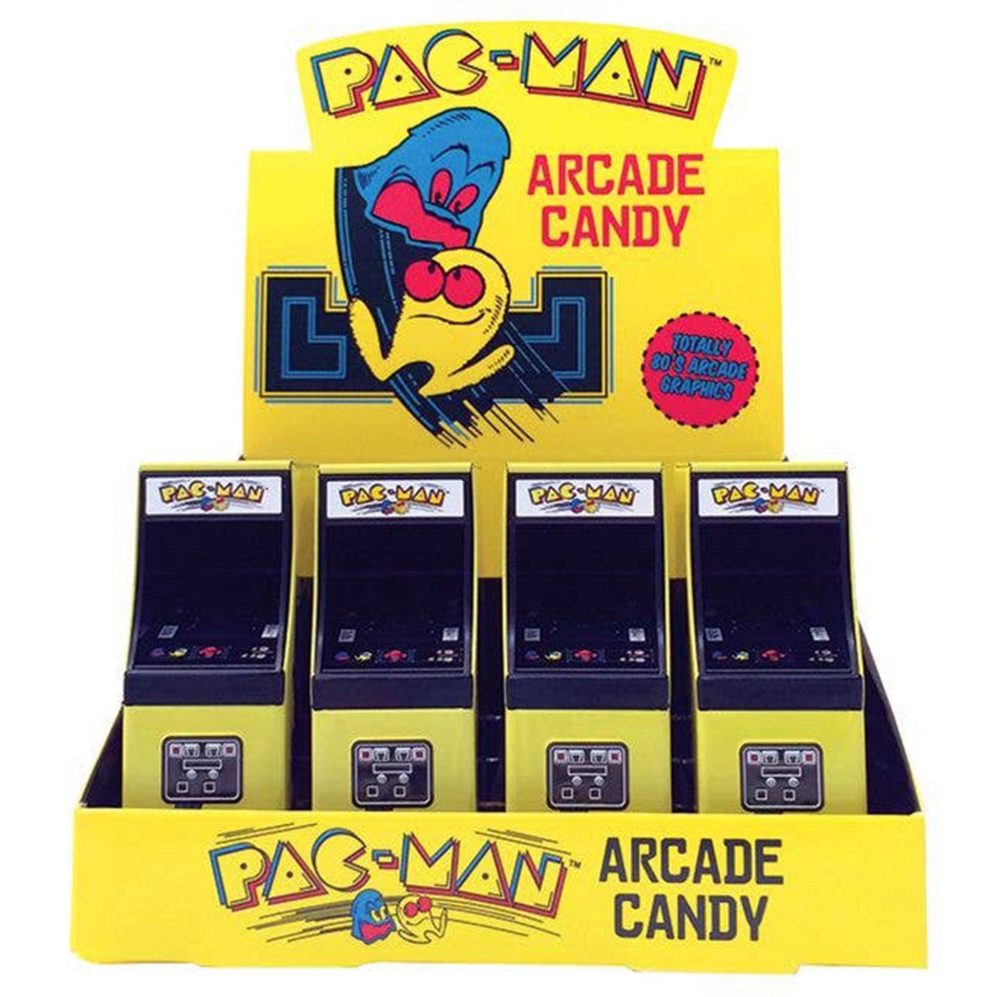 Pac-Man Arcade Candy Tin, Boston America, 12ct