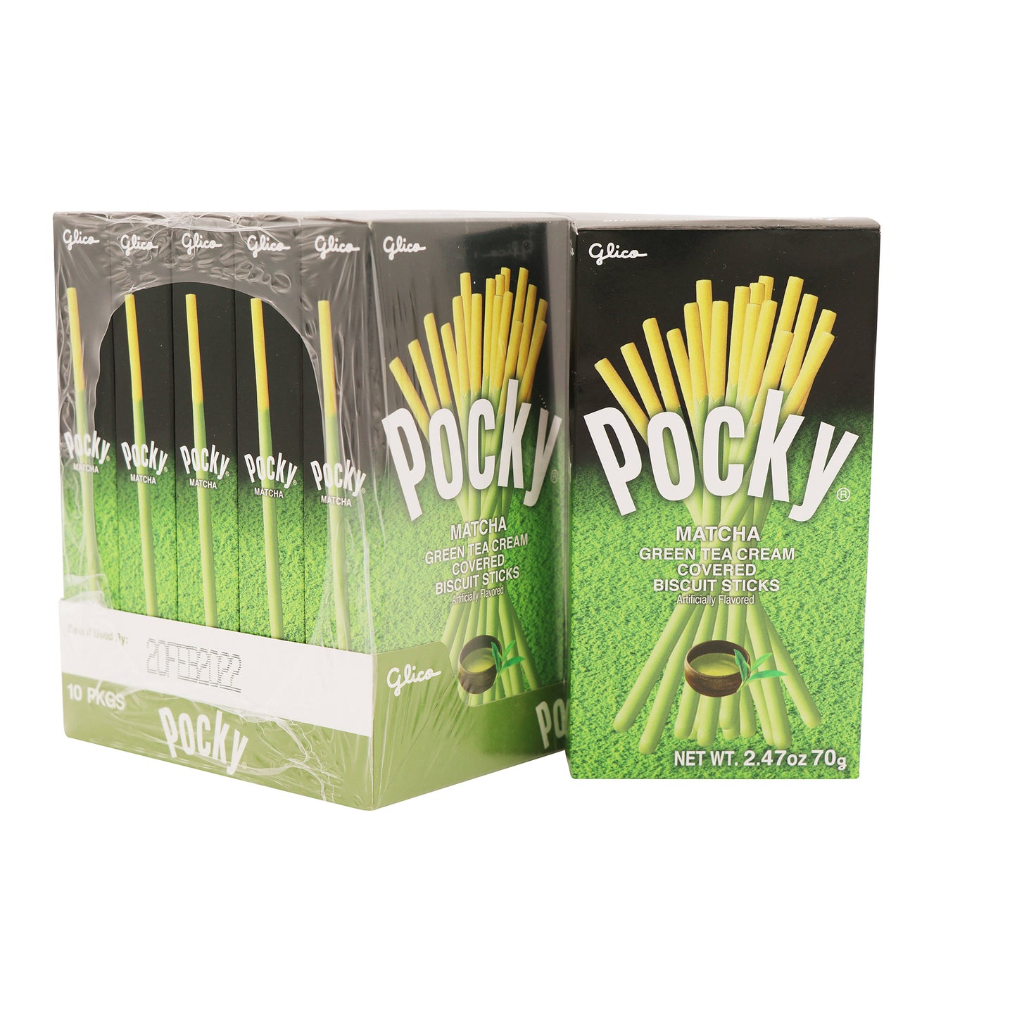 Pocky Matcha, 70g, 10ct