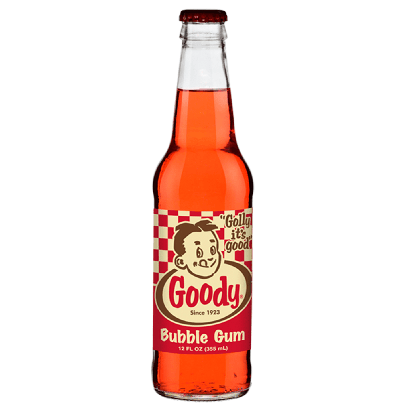 Goody Bubble Gum Soda, 12ct Glass Bottles