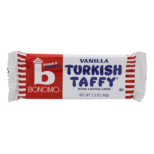 Bonomo Turkish Taffy Vanilla, 1.5oz, 24ct Case