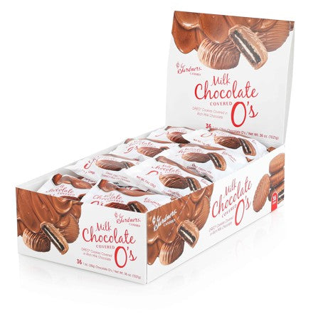 Gardners Milk Chocolate Covered O's 1oz, 36ct