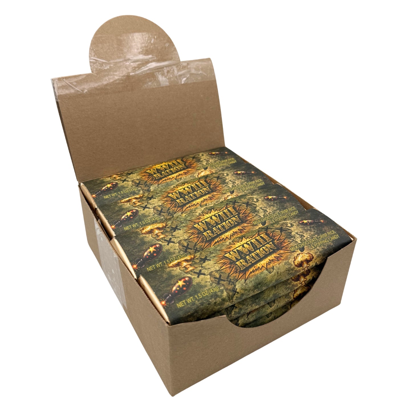 World War 3 WWIII Ration Chocolate Bar, 1.5oz, 24ct