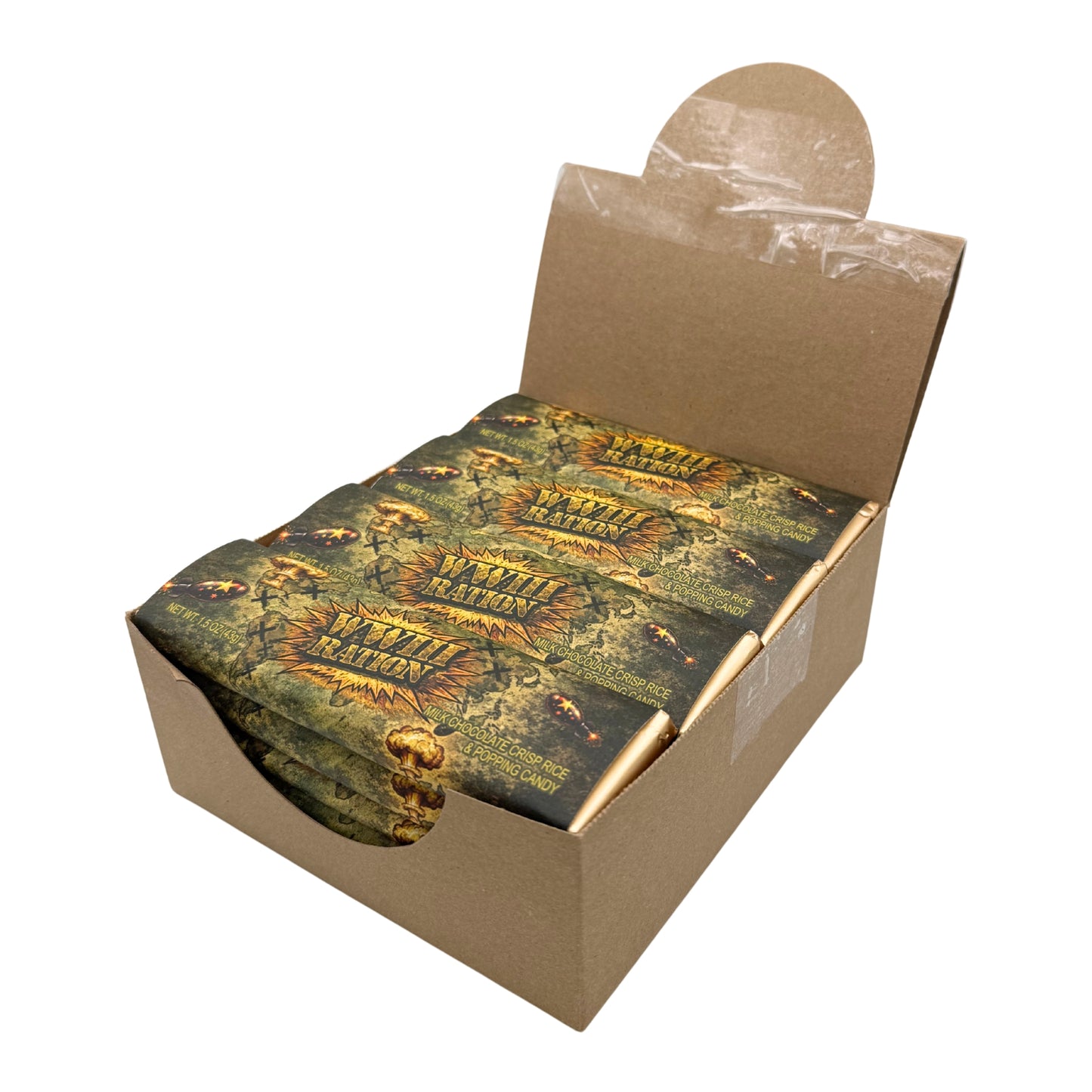 World War 3 WWIII Ration Chocolate Bar, 1.5oz, 24ct