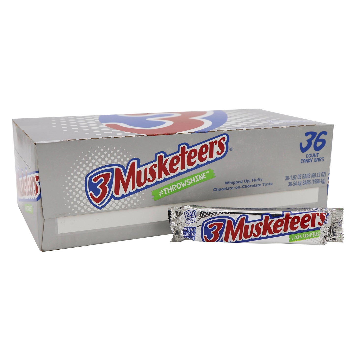 3 Musketeers, 1.92oz, 36ct Case