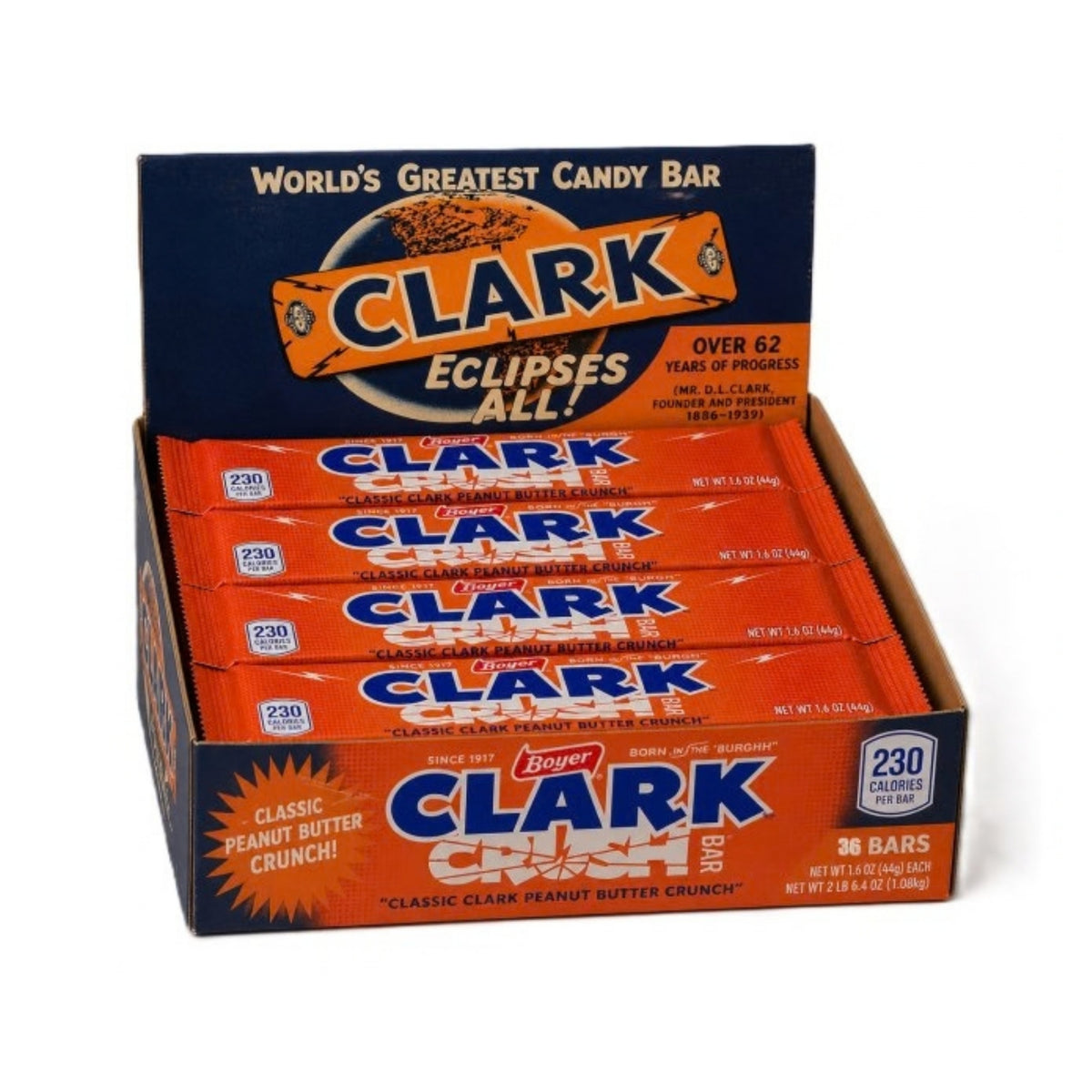Boyer Clark Crush Bar 1.6oz, 36ct - Begins Shipping 10/5/26