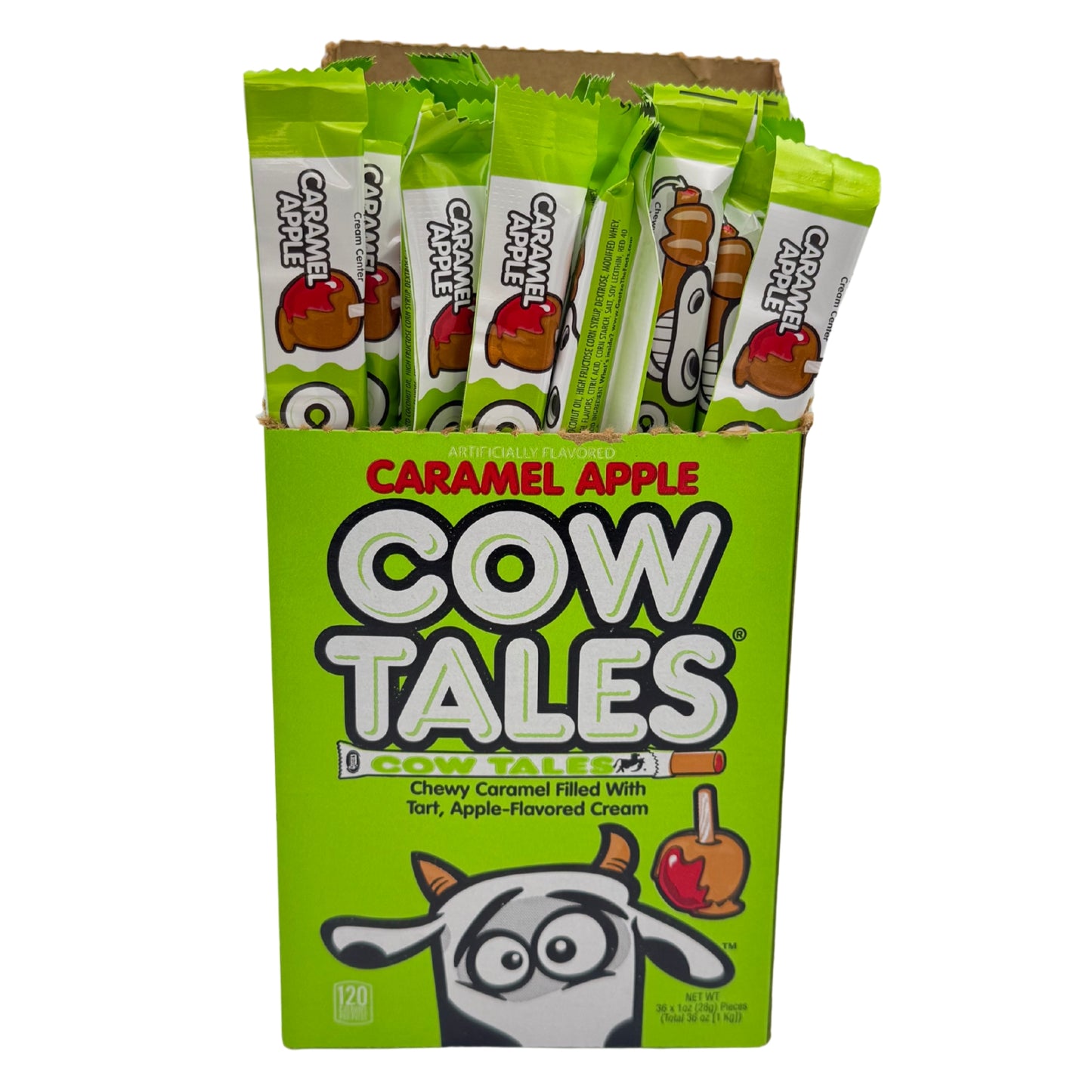 Cow Tales Caramel Apple Candy, 1oz, 36 Ct Case