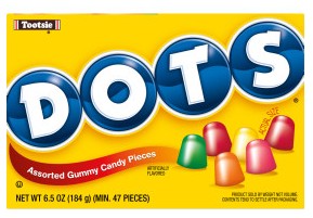 Dots Assorted Fruit Flavored Gumdrops 6.5oz Theater Box, 12ct