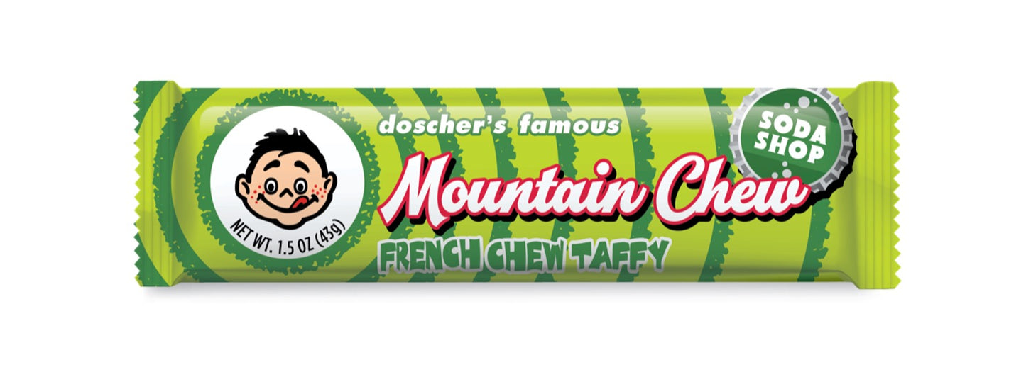 doscher's French Chew Mountain Chew Taffy, 1.5oz Bar, 24ct