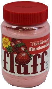 Durkee Marshmallow Fluff Strawberry 7.5oz Tub 12ct