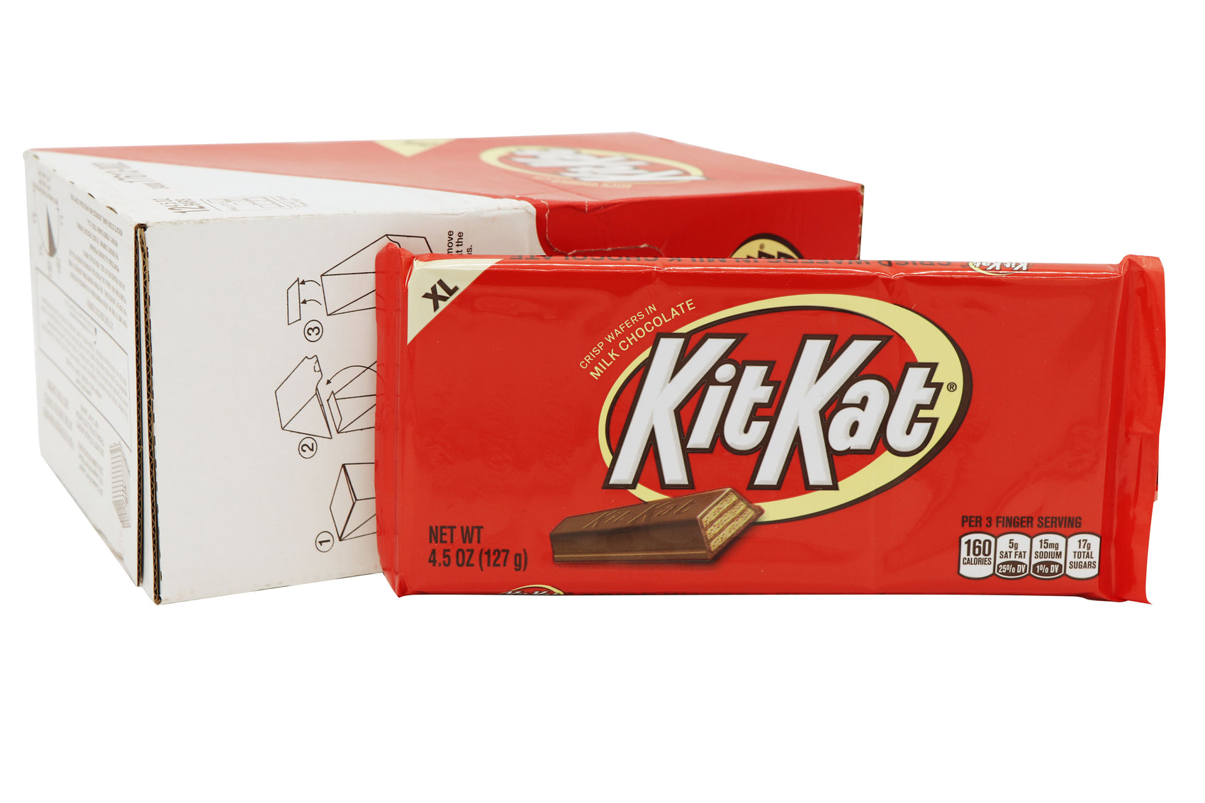 KitKat XL Chocolate Bar, 4.5oz, 12ct