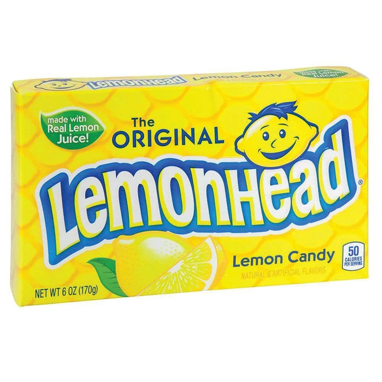 Lemonhead Candy 5oz Theater Box, 12ct