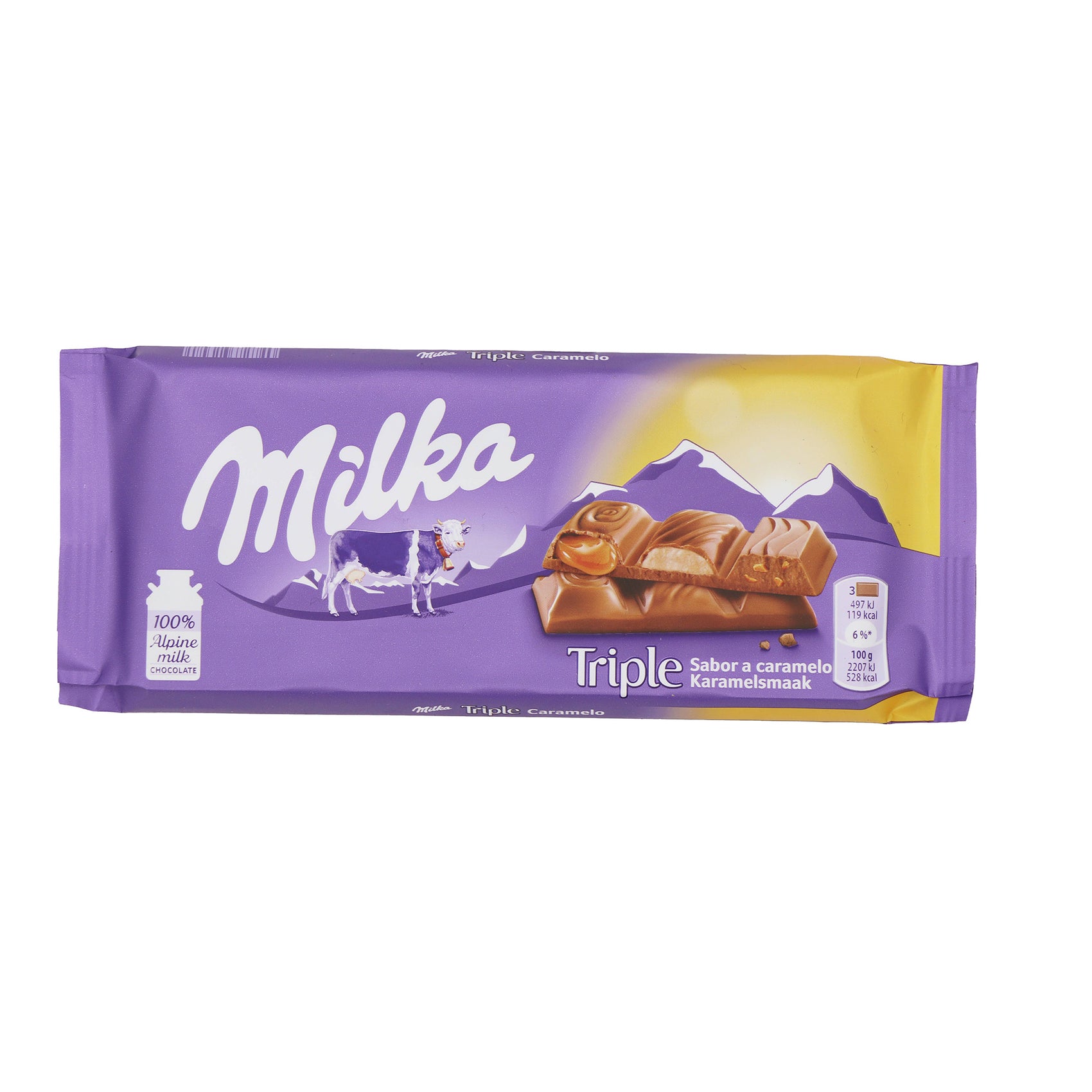 Milka Triple Caramel, 90g, 20ct Case