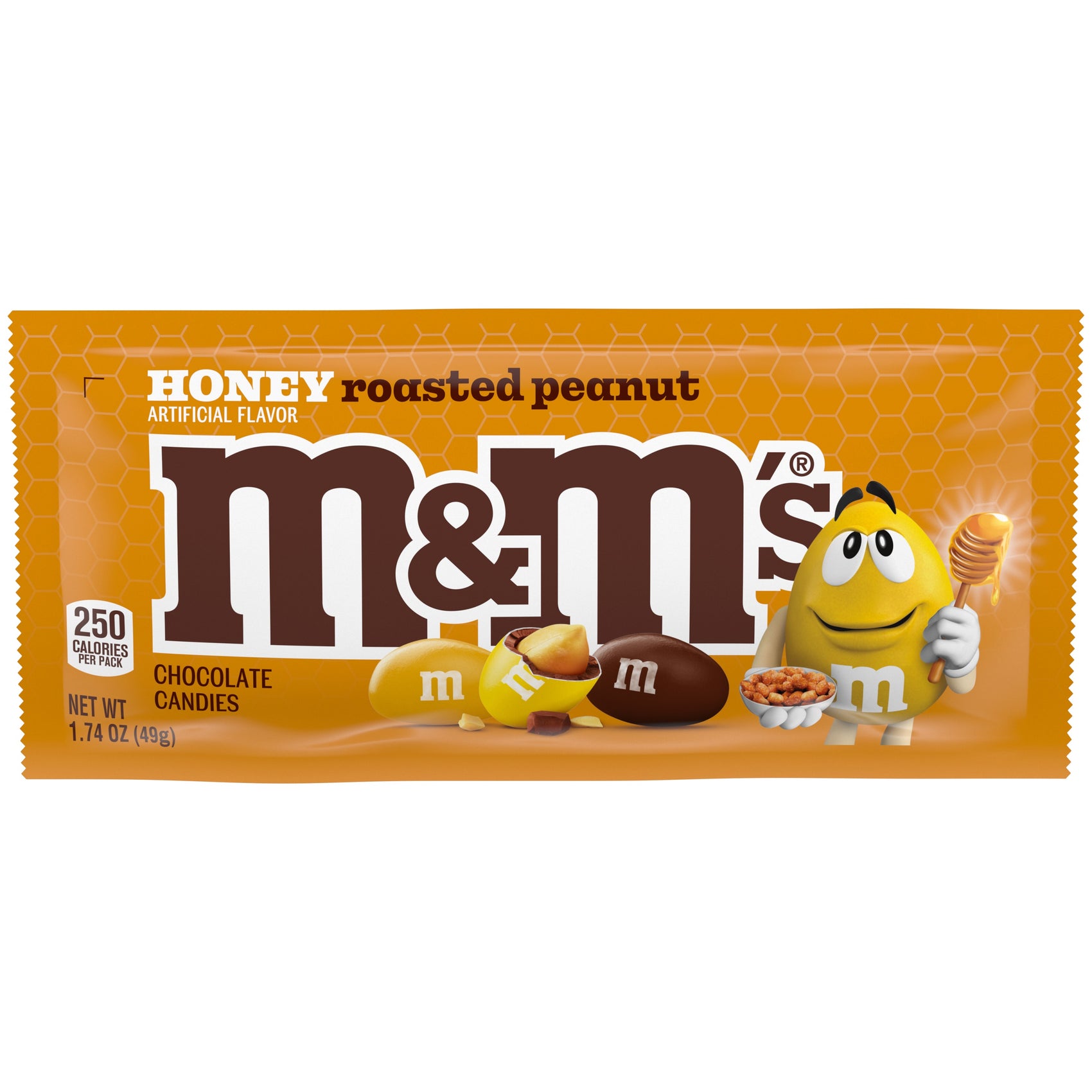 M&M's Honey Roasted Peanut 1.74oz, 24ct