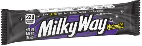 Milky Way Midnight Candy Bar, 1.76oz, 24ct