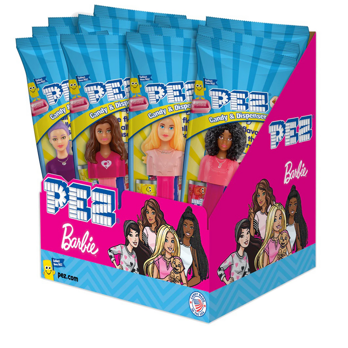 Barbie Pez Candy, Poly Bag, 12ct Display