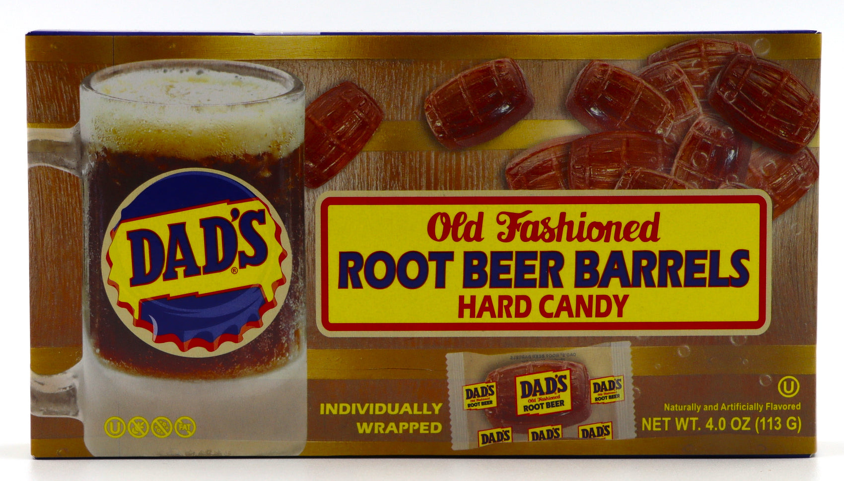 Dad's Root Beer Barrels 4oz Theater Box 12ct