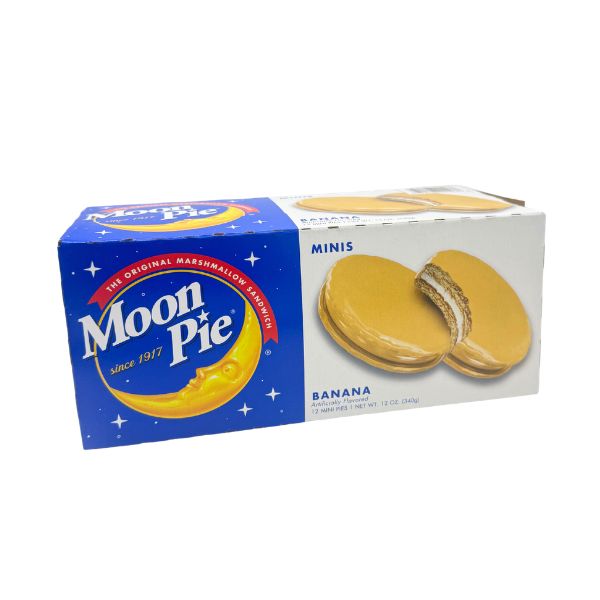 Moon Pie Minis - Banana, 12oz , 12ct Mini Pies Box