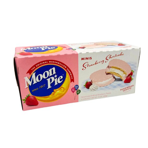 Moon Pie Minis - Strawberry Shortcake 10oz, 10ct Mini Pies Box
