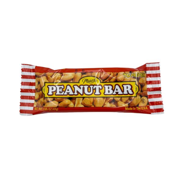 Mascot Peanut Crunch Bar 1.65oz, 36ct