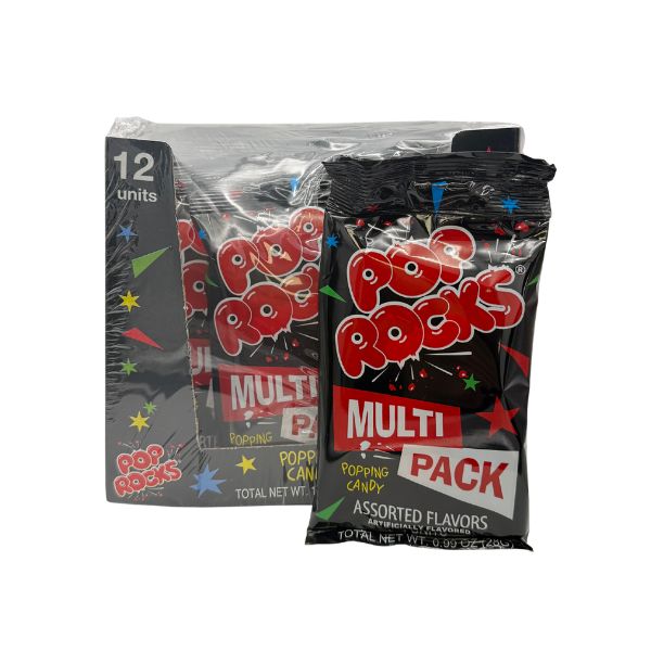 Pop Rocks Multi Pack 4pc Assorted .99oz, 12ct