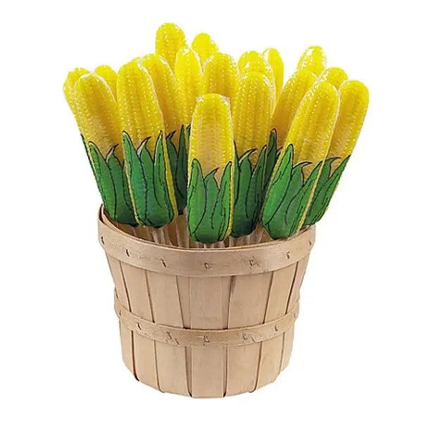 Harvest Corn Hard Candy Lollipop 30ct Basket