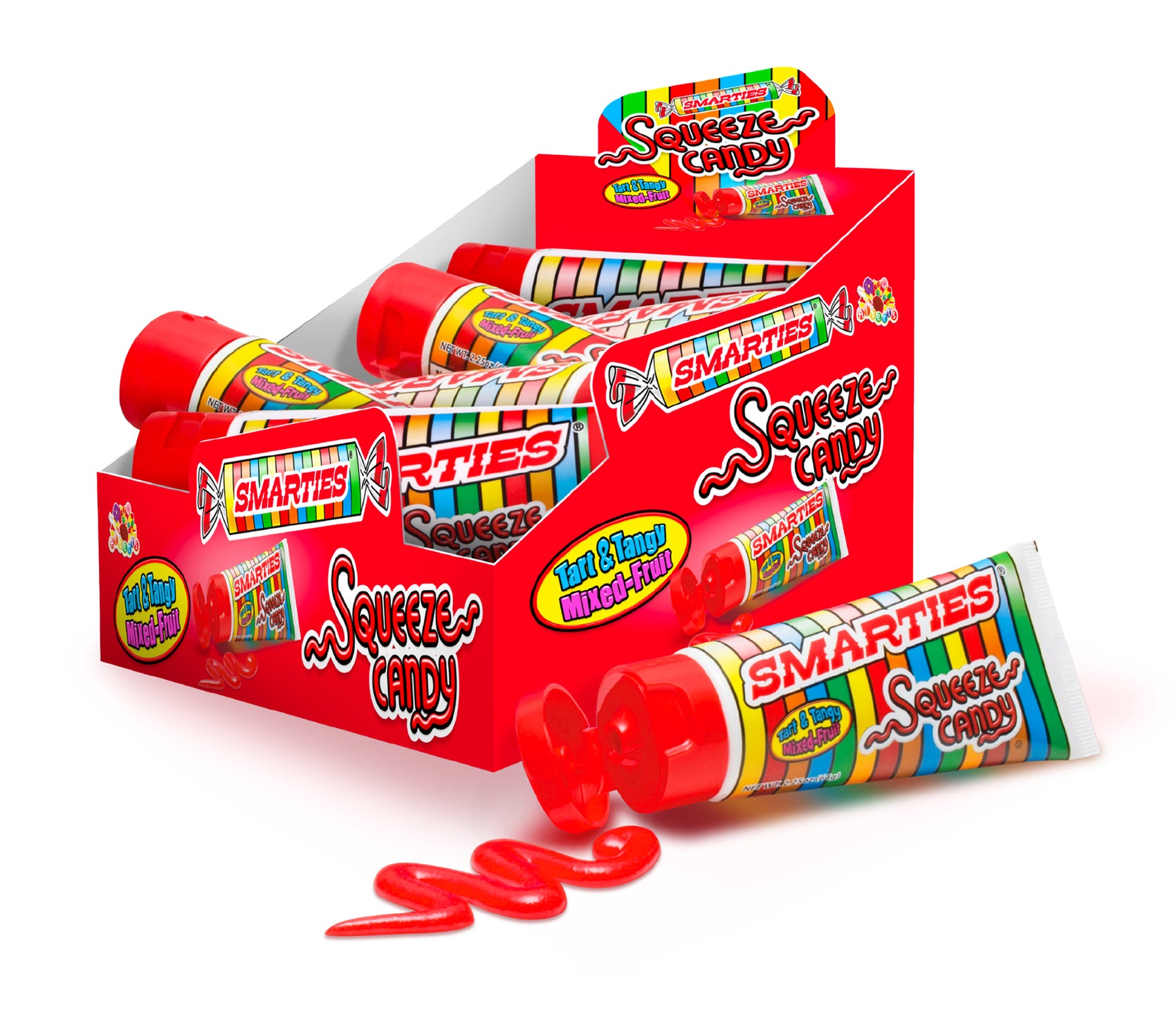 Smarties Squeeze Candy 2.26oz, 12ct
