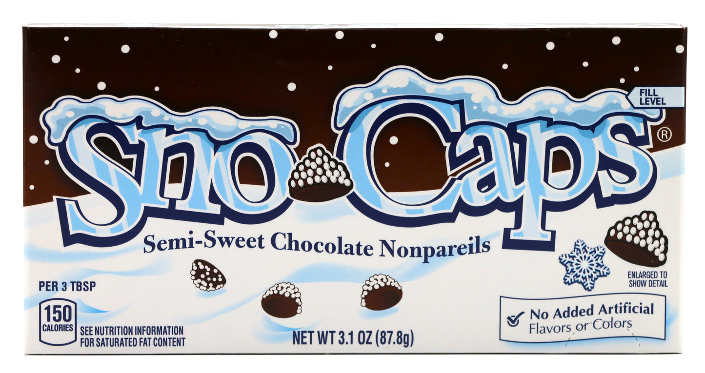Sno-Caps Semi-Sweet Choc Nonpareils 3.1oz 15ct