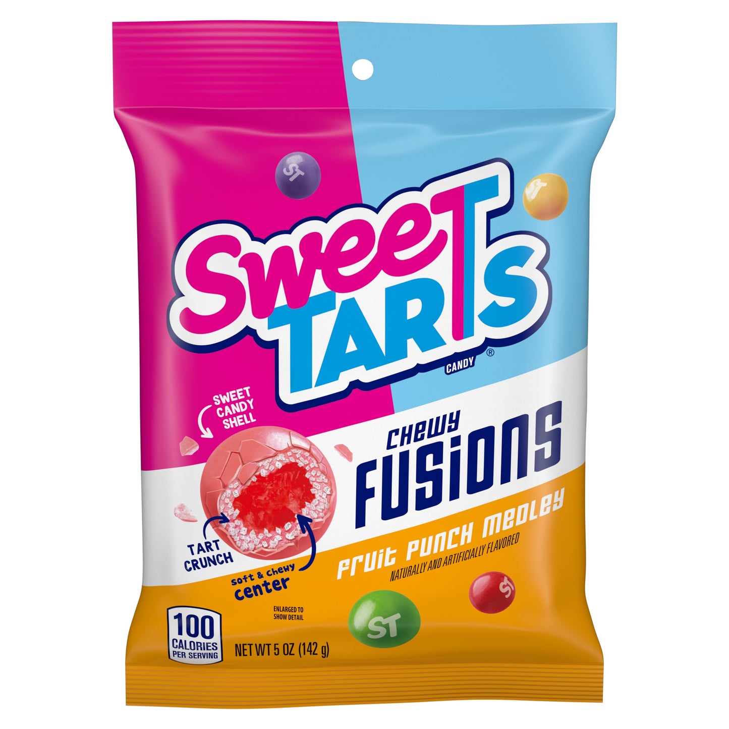 SweeTARTS Chewy Fusion Fruit Punch Medley 5oz 12ct