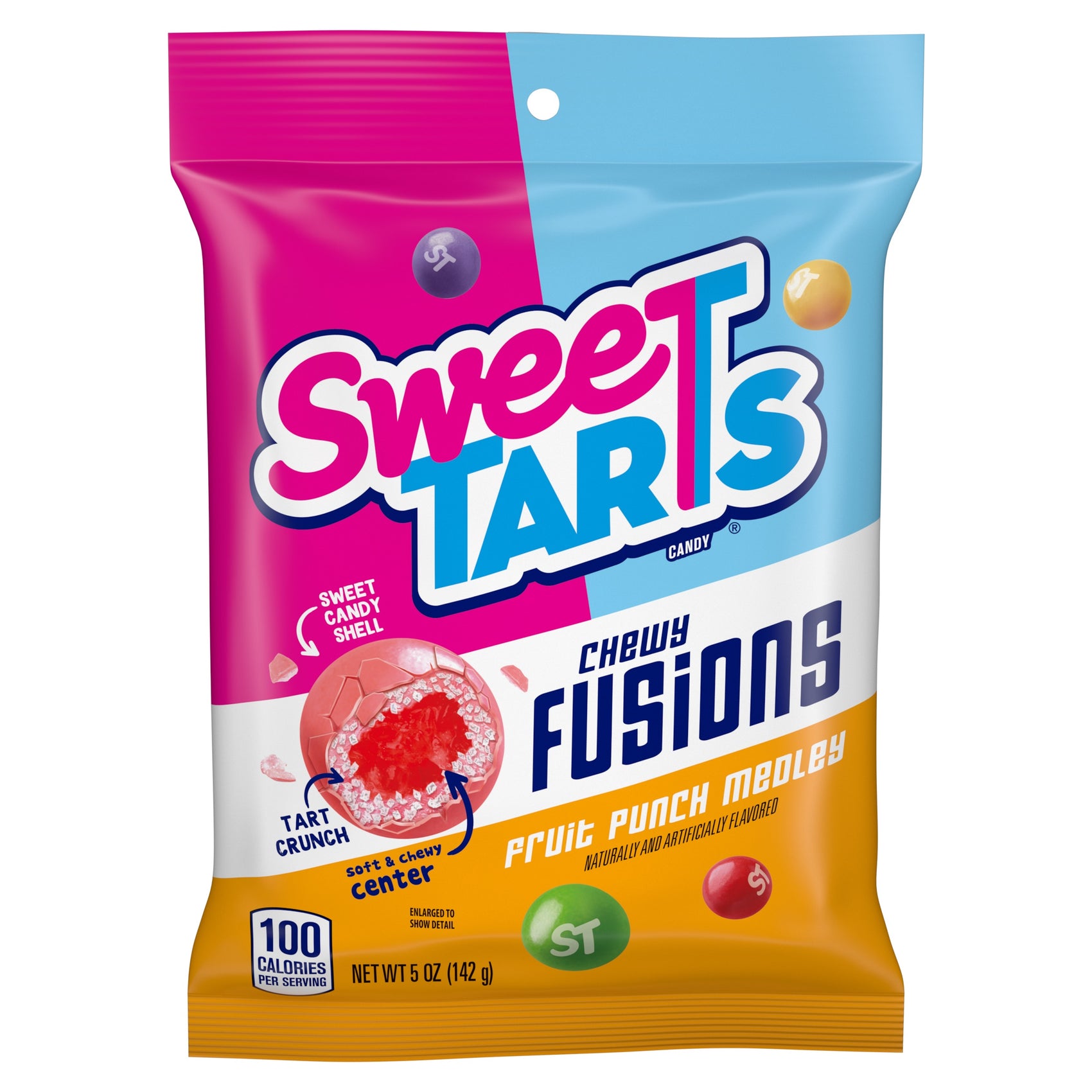 SweeTARTS Chewy Fusion Fruit Punch Medley 5oz 12ct