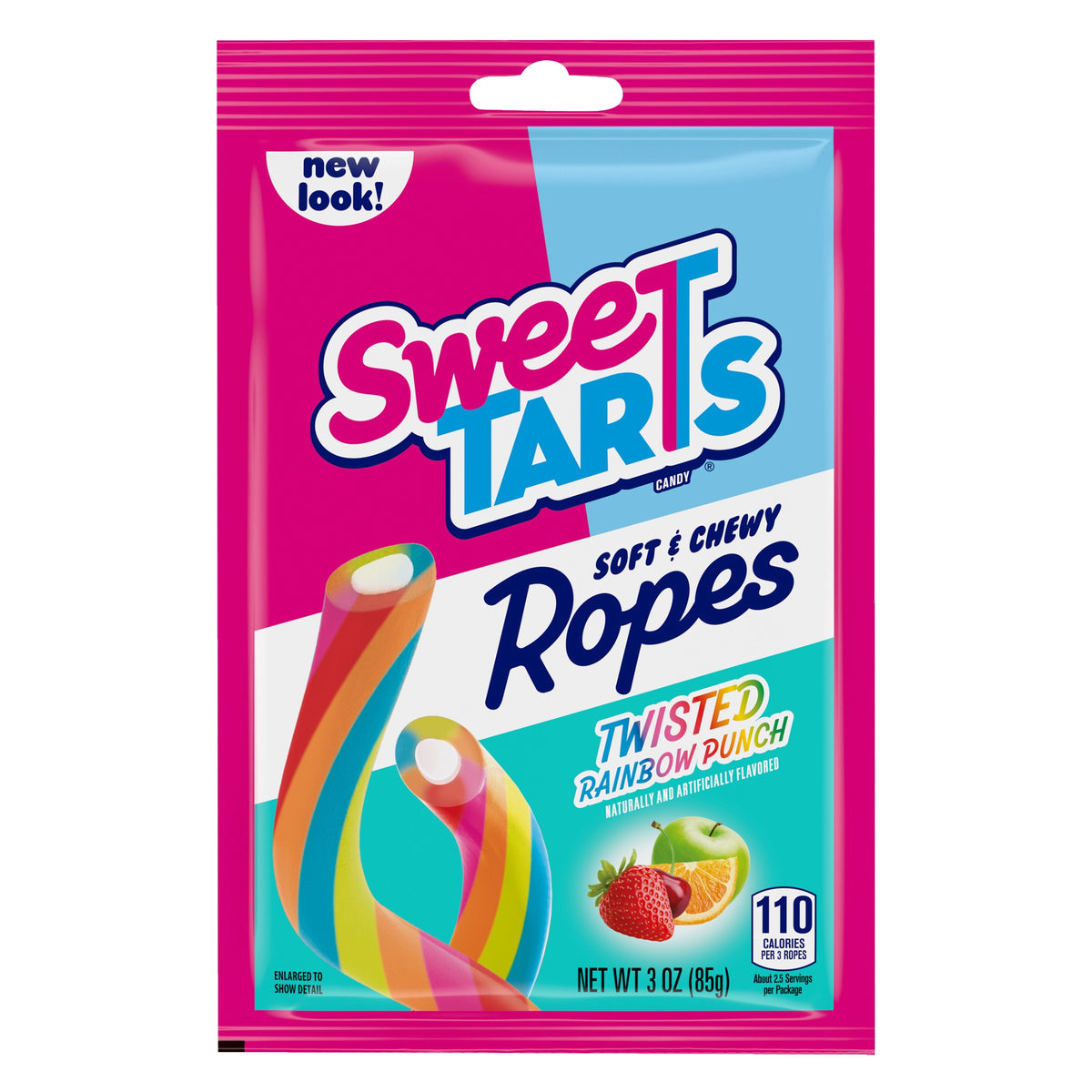 Sweastart Ropes SweeTARTS Ropes Twisted Rainbow Punch 5oz Bag 12ct – Grandpa Joe's