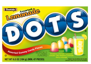 Dots Assorted Lemonade Theater Box, 6.5oz, 12ct