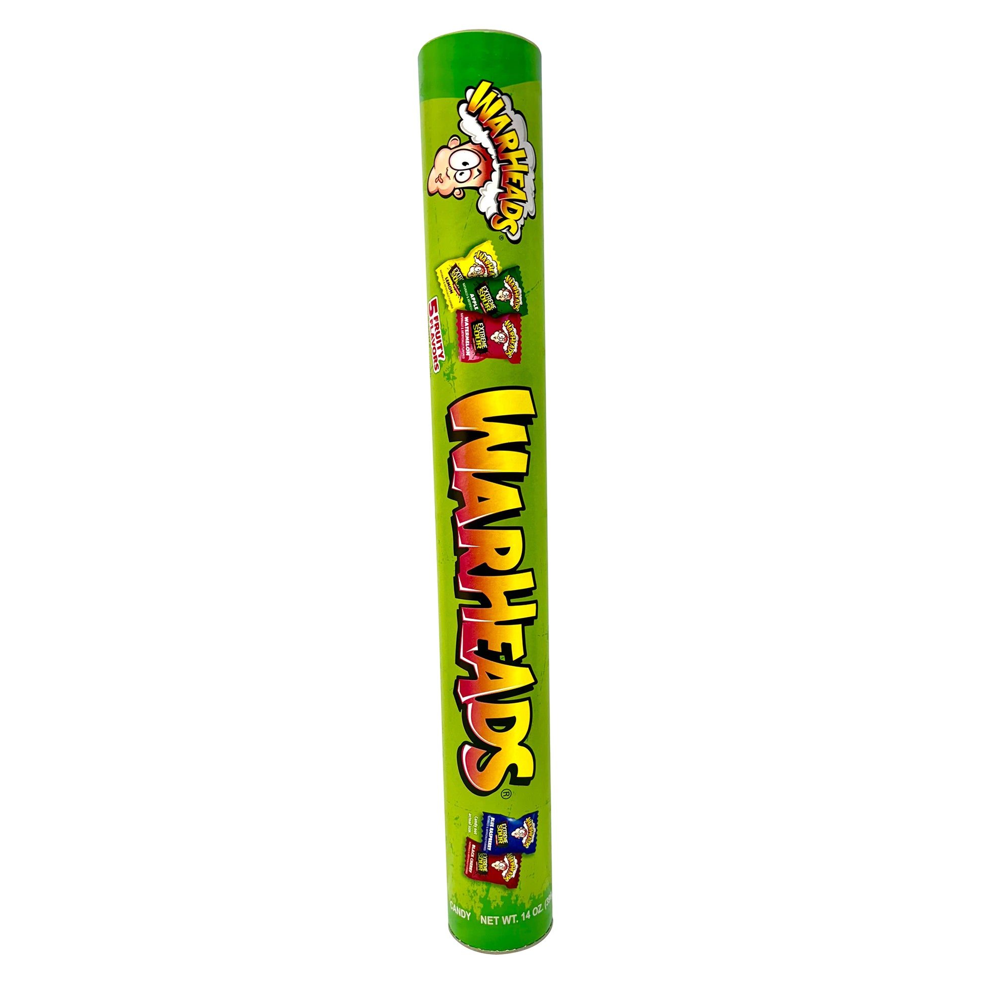 24" Mega Candy Tube, Warheads, 14oz Tube, 6ct