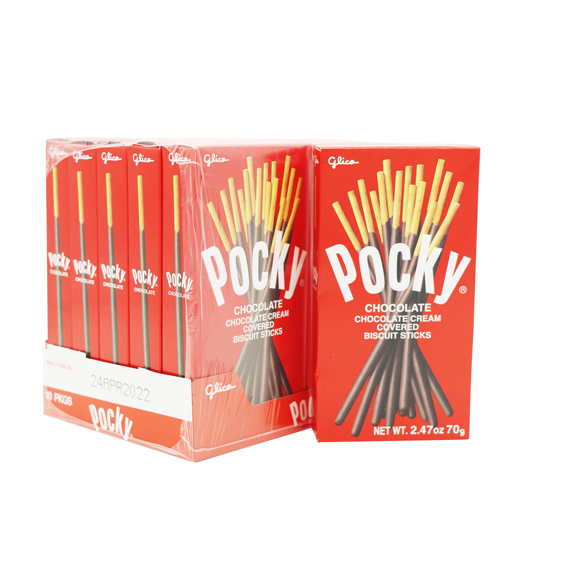 Pocky Original, 70g, 10ct