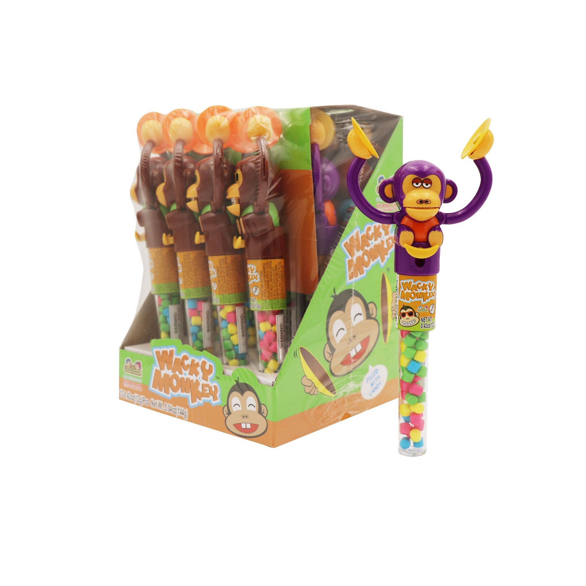 Kidsmania Wacky Monkey Candy Dispenser, 12ct – Grandpa Joe's