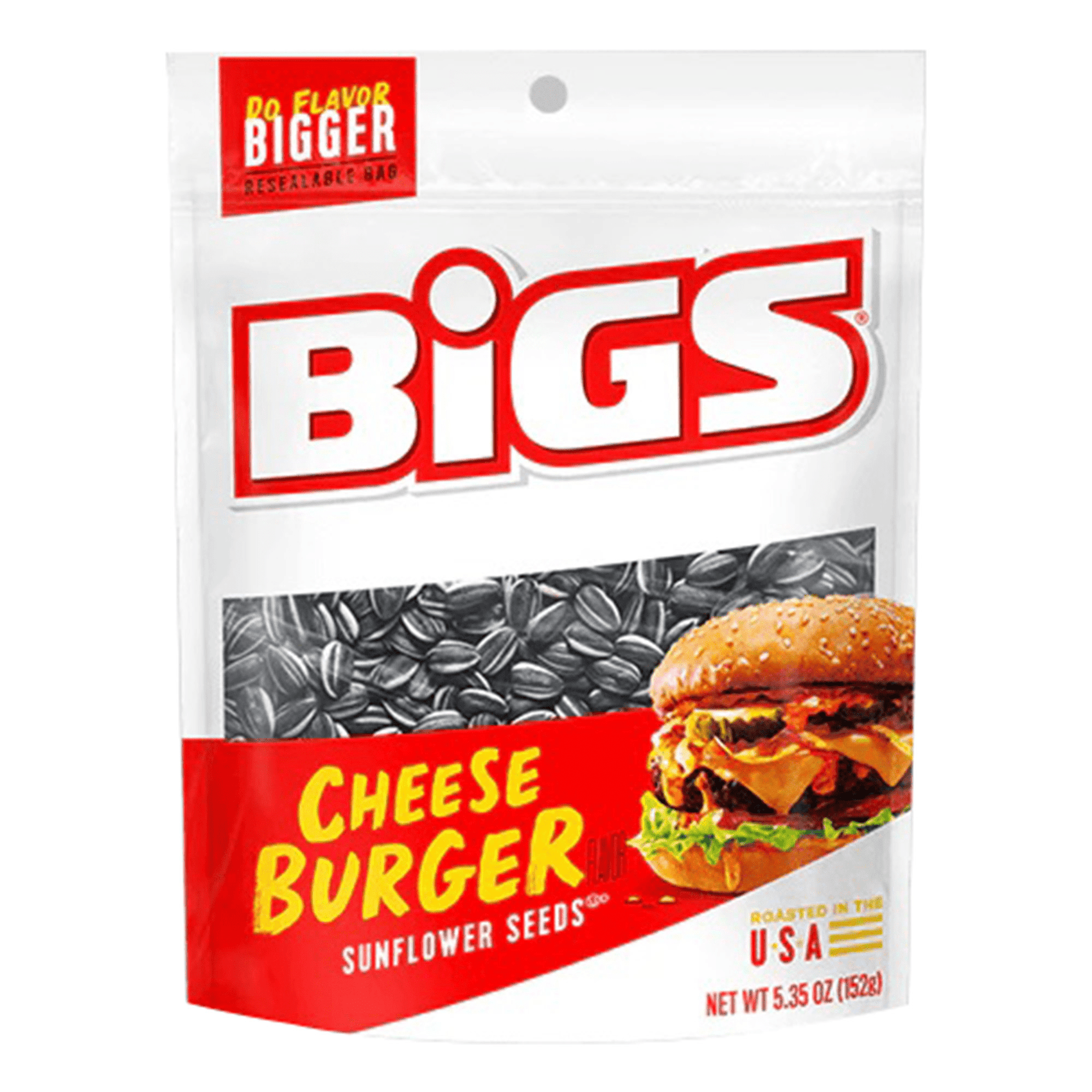 Bigs Sunflower Seeds, Cheese Burger, 5.35oz, 12ct Case