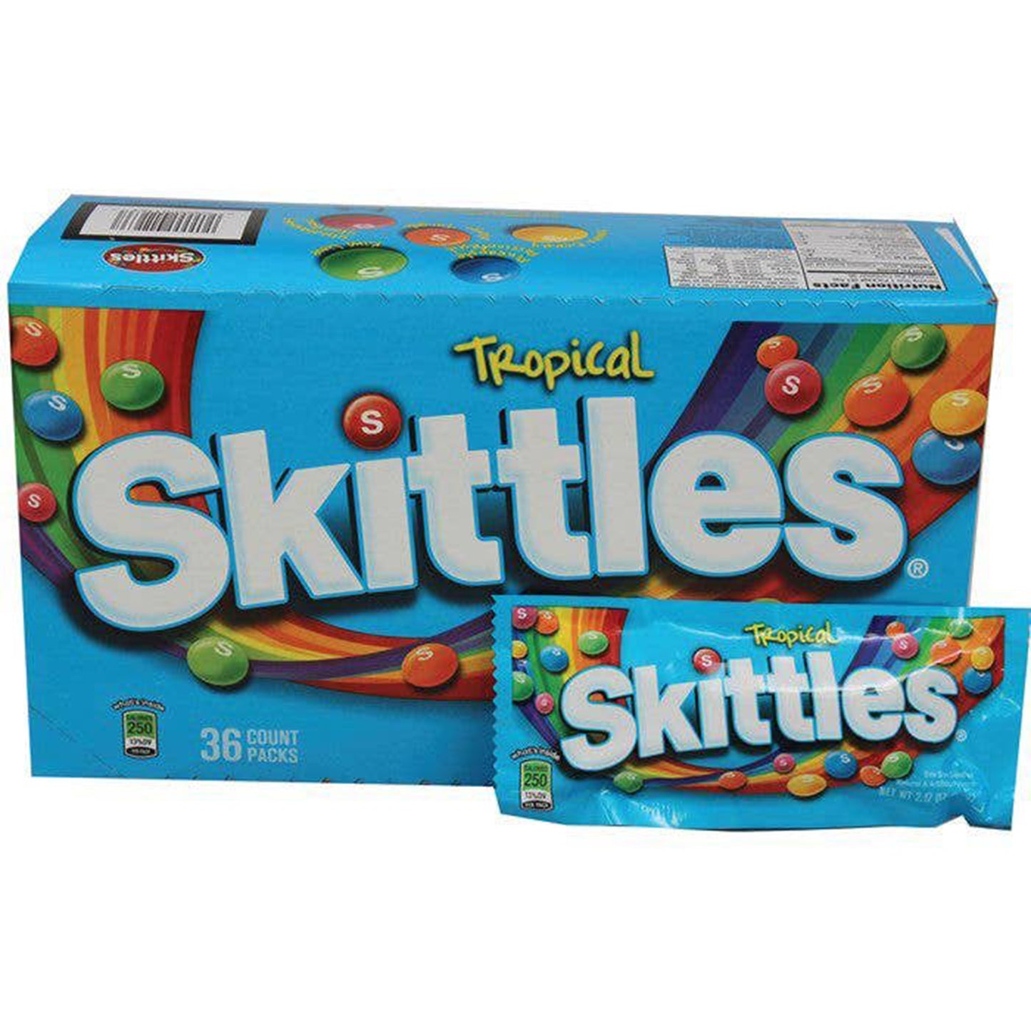Skittles Candy Tropical Flavors, 36ct